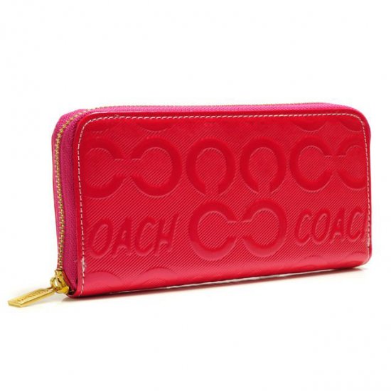 Coach Logo Large Red Wallets BCT | Women